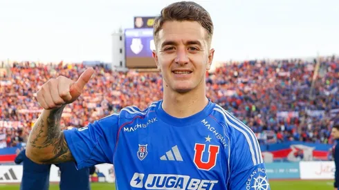 Franco Calderón festejó el nacimiento de su primer hijo: Bastián. Alegría total en Universidad de Chile.