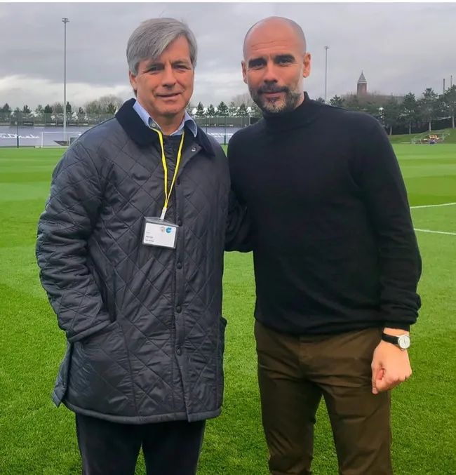 Harold Mayne-Nicholls conoce a Pep Guardiola y cree que es posible ir a buscarlo para que llegue a la Selección Chilena. (Foto: Harold Mayne-Nicholls)