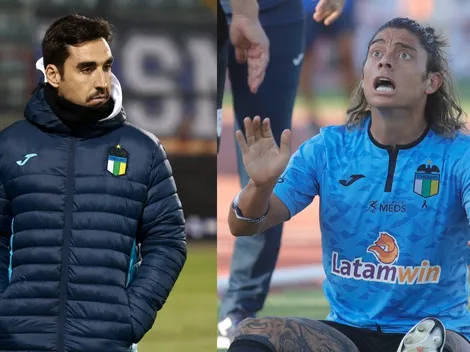 Meneghini le lanza un palito a Montecinos