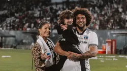 Maxi Falcón y su familia no se olvidan jamás de su amor por Colo Colo (Foto: Maxi Falcón)