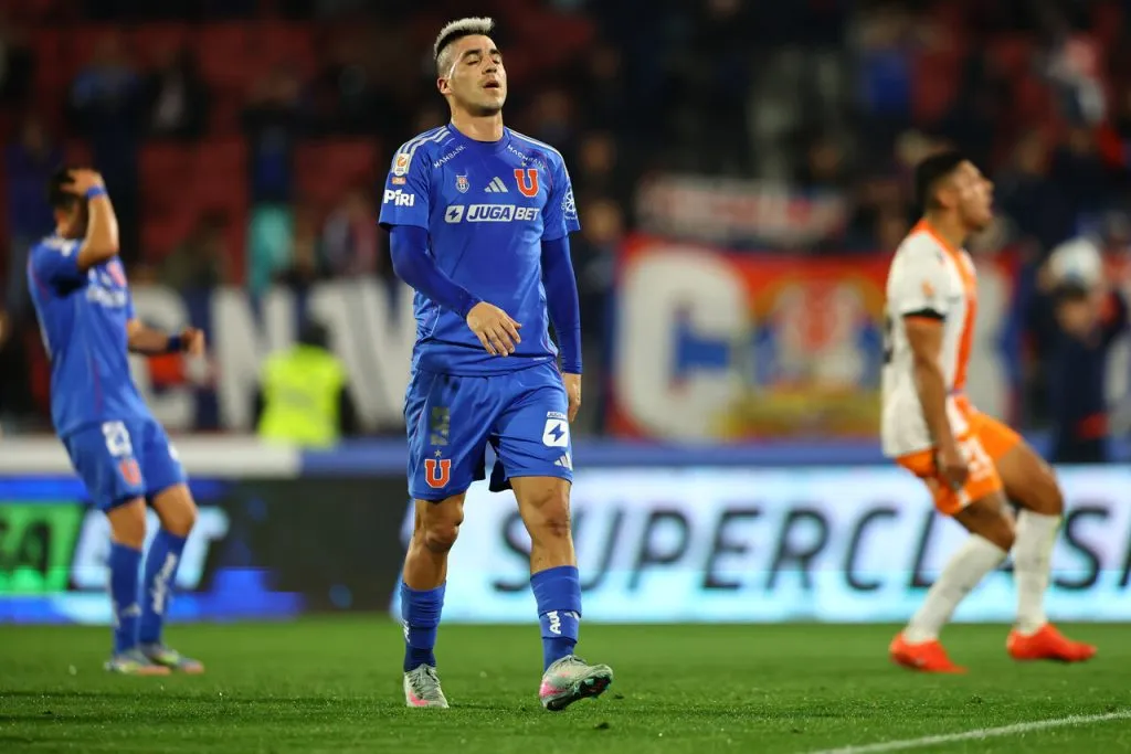 Fernández no vive un buen presente en la U | Foto: Photosport