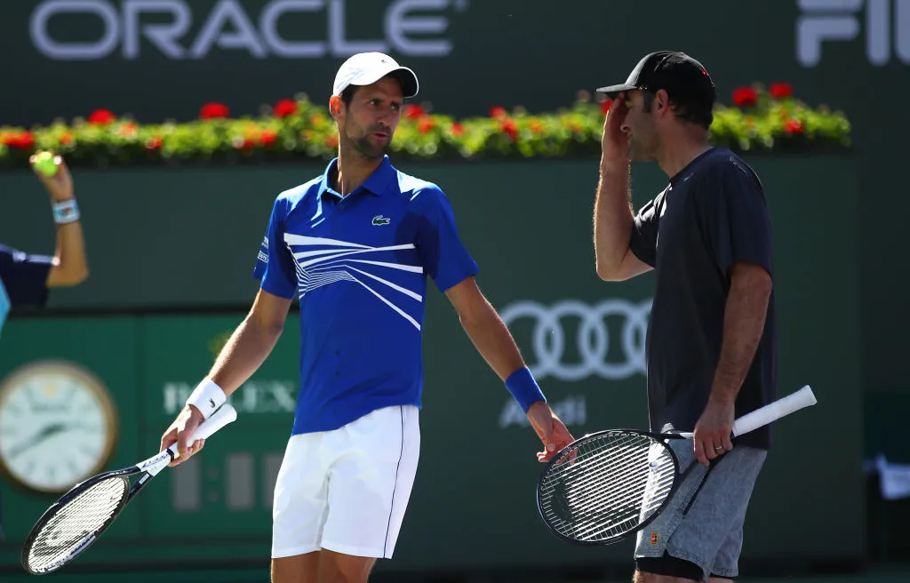 Pete Sampras, es el ídolo de Novak Djokovic (Getty Images).