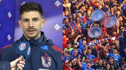 Di Yorio se tomó unos minutos para hablar del hincha de la U.