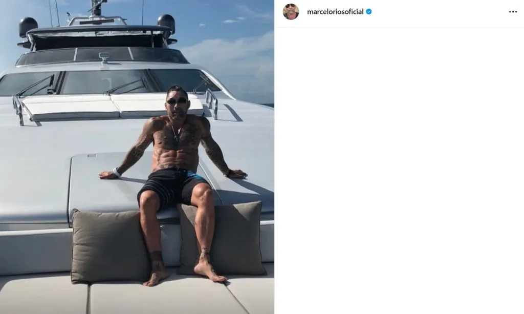 Marcelo Ríos volvió a redes sociales publicando una foto en un yate. (Foto: marceloriosoficial, Instagram)