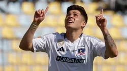 Víctor Felipe Méndez anotó el gol de Colo Colo ante Everton, pero fue cambiado en el segundo tiempo. (Foto: Photosport)