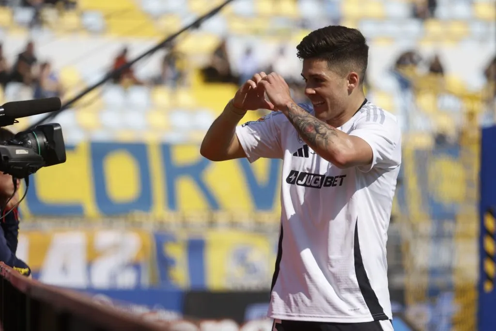 Víctor Felipe Méndez jugó 68 minutos en empate 1-1 de Colo Colo ante Everton. (Foto: Photosport)