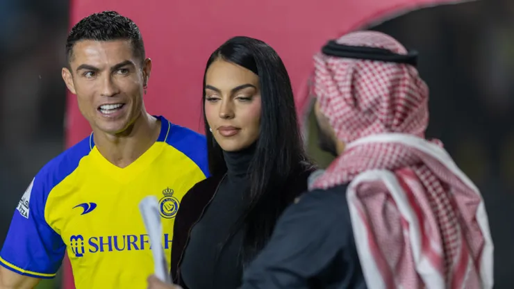 Cristiano Ronaldo dio el 'sí' ante Georgina Rodríguez (Getty Images).