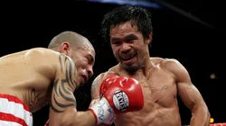 Manny Pacquiao escoge al rival más duro que le tocó enfrentar en su carrera (Photo by Al Bello/Getty Images)