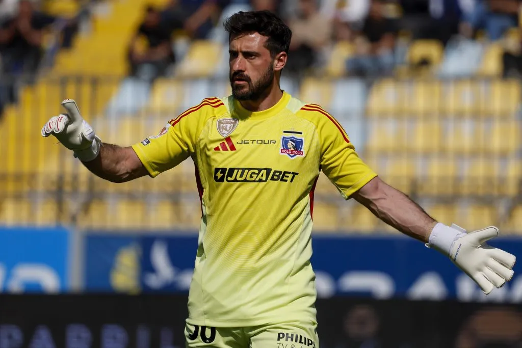 Fernando De Paul se quedó con el arco de Colo Colo. (Foto: Andrés Pina/Photosport)