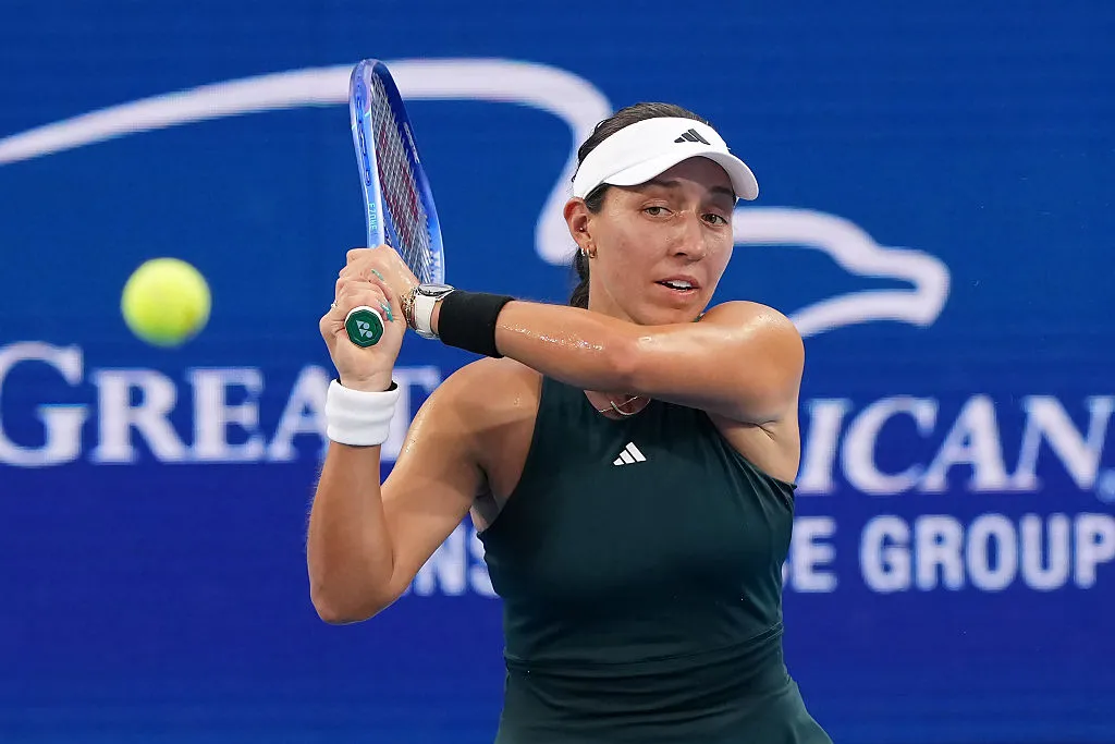 Jessica Pegula cayó sorpresivamente en el debut de Cincinnati (Getty Images).