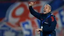 Gustavo Álvarez quedó conforme con el triunfo ante Independiente (Getty Images).