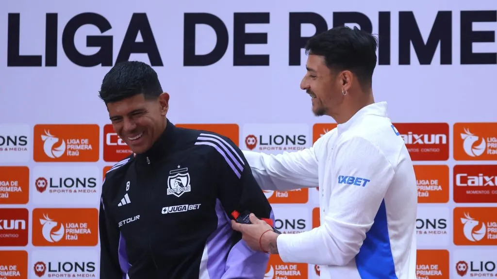 Conferencia de prensa de los capitanes de Colo Colo y Universidad Catolica, previa al Clasico 188  (Foto: Jonnathan Oyarzun/Photosport)