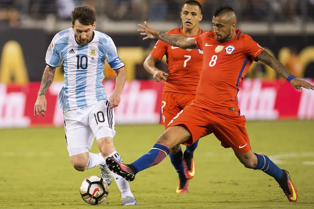 La Roja venció a Argentina (vía lanzamientos penales) en la final de la Copa América 2016.