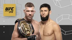 Dricus Du Plessis defenderá esta tarde su título ante Khamzat Chimaev en UFC.