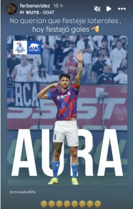 La burla de Fer Benavidez. | Foto: Instagram