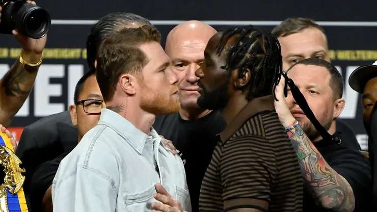 Canelo Álvarez se mide este fin de semana ante Terence Crawford (Photo by David Becker/Getty Images for Netflix)