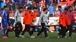 El defensa Cristóbal Muñoz sufrió la rotura del tendón de Aquiles en el triunfo de Audax Italiano sobre la U.