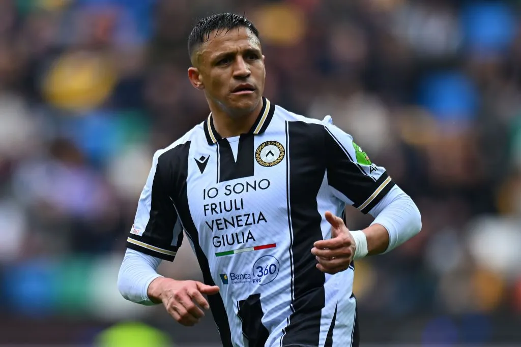 Alexis Sánchez tomó la decisión de seguir en Udinese (Getty Images).