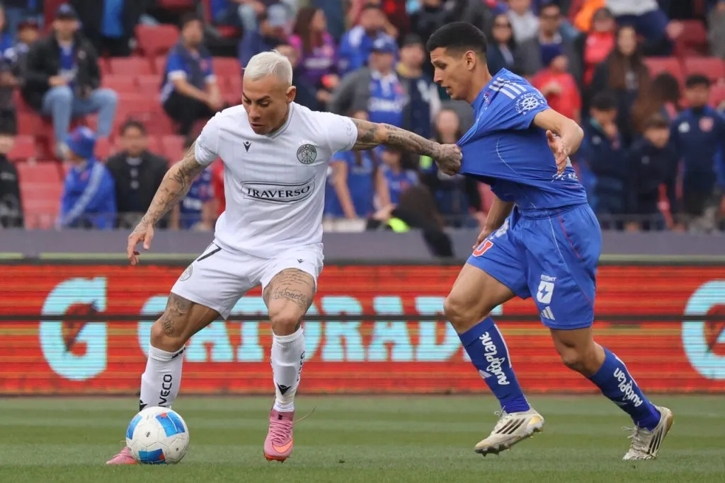 Israel Poblete sufrió un desgarro ante Audax Italiano (Photosport).