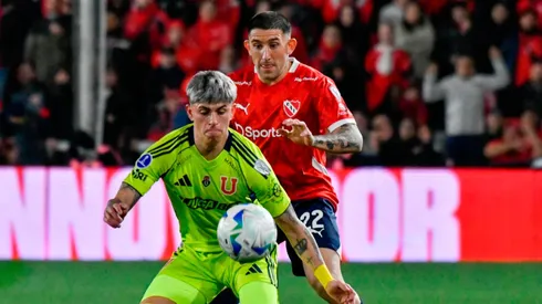 Partido entre Independiente y la U por la Copa Sudamericana.