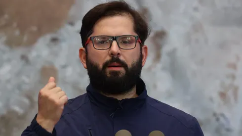 Presidente Gabriel Boric se pronuncia tras los graves hechos entre U. de Chile e Independiente (Foto: Dragomir Yankovic/Aton Chile)