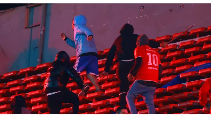 El partido por los octavos de final de la Sudamericana finalizó con incidentes.