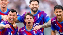 Los jugadores de Universidad Católica, a puro festejo.