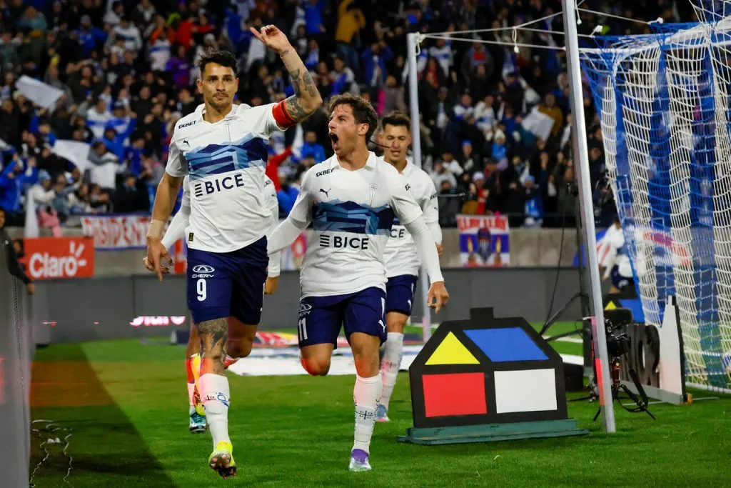 Zampedri anotó el primer gol de la UC en el Claro Arena. | Foto: Photosport
