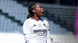 Mary Valencia fue la autora del gol de las albas en la agonía ante la UC (Foto: Colo Colo femenino)