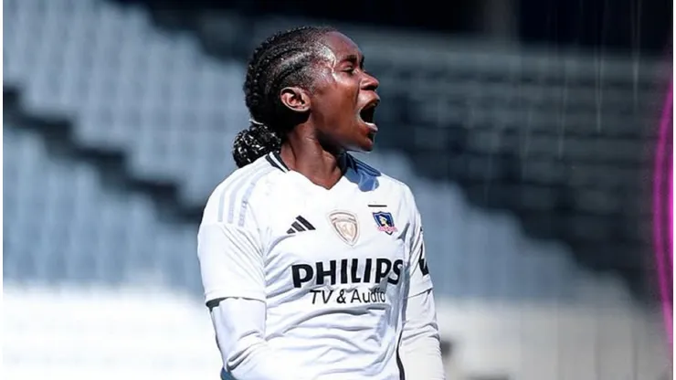 Mary Valencia fue la autora del gol de las albas en la agonía ante la UC (Foto: Colo Colo femenino)