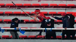 Héctor Hoffens pidió clemencia tras la masacre entre Universidad de Chile e Independiente.