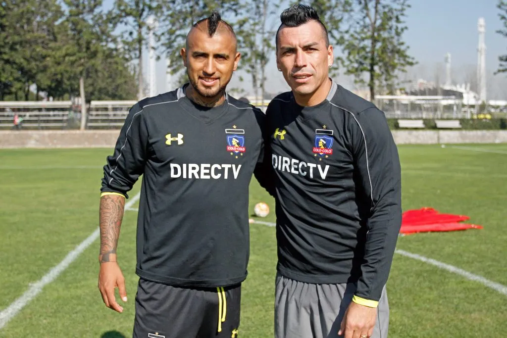 Esteban Paredes elige a Arturo Vidal como el mejor jugador chileno de la historia. (Foto: Photosport)