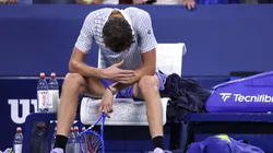 Medvedev perdió todos los estribos en el US Open (Getty Images).