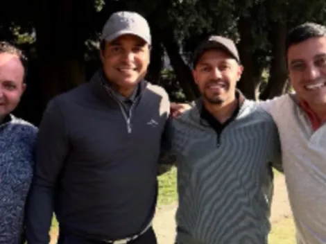 Díaz aclara su criticada foto con Chayanne tras Independiente vs. la U