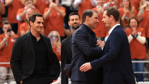 Novak Djokovic demoró años en romper el muro entre Roger Federer y Rafael Nadal (Getty Images).