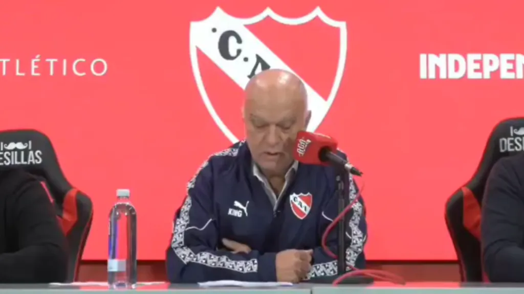 Néstor Grindetti preside Independiente de Avellaneda desde comienzos de 2023. (Reproducción YouTube)