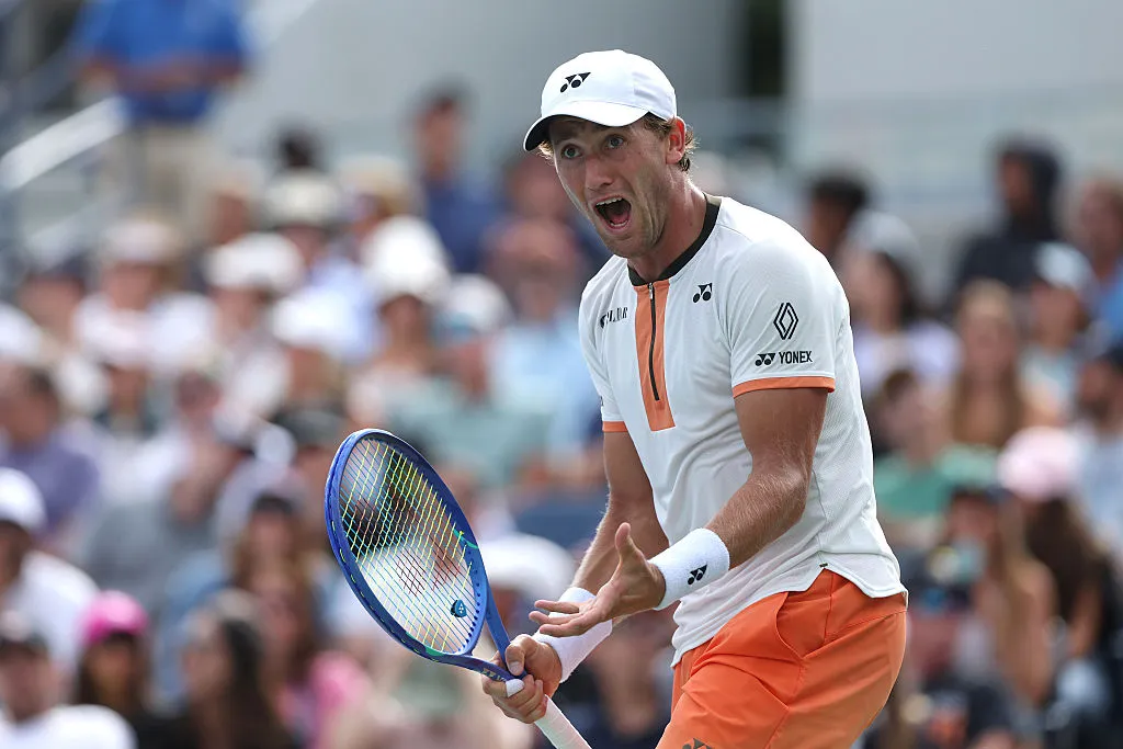 Casper Ruud volvió a decepcionar en un Grand Slam este 2025 (Getty Images).