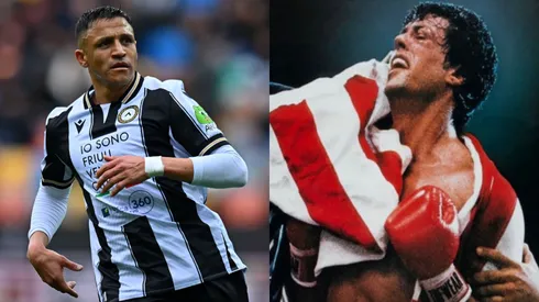 Alexis Sánchez se motiva con Rocky Balboa.
