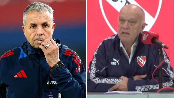 Gustavo Álvarez repasa con todo al presidente de Independiente