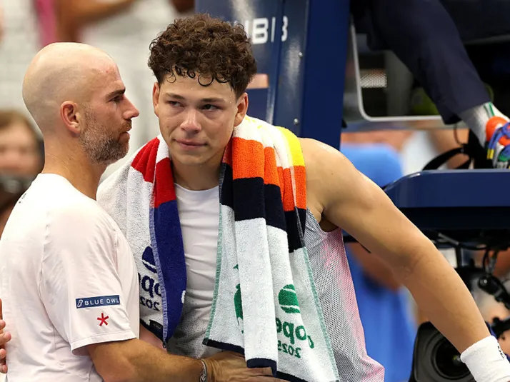 Con 37 años tumbó ¡desde el baño! a una estrella en el US Open