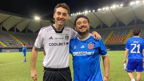 Risas, goles y buen humor hubo en la antesala del Superclásico.