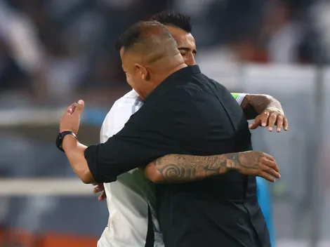 La última despedida de Arturo Vidal a Jorge Almirón en Colo Colo