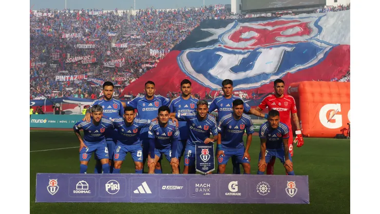 El 11 de la U para jugar el Superclásico ante Colo Colo.