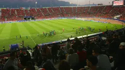 La reconocida Marea Roja las emprendió contra los asistentes en pleno Mundial (Foto: Dragomir Yankovic/Photosport)