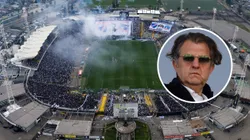 Aníbal Mosa sale en defensa del Estadio Monumental. (Foto: Photosport)