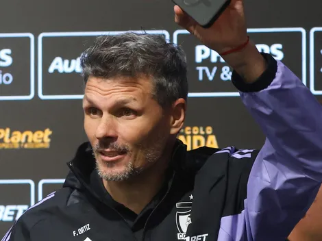 Primer día de Ortiz en Colo Colo: entre bromas y un aplaudido gesto con toda la prensa