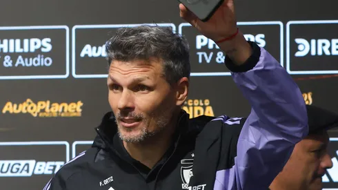 Fernando Ortiz llegó a Colo Colo con la alegría a flor de piel (Foto: Jonnathan Oyarzun/Photosport)