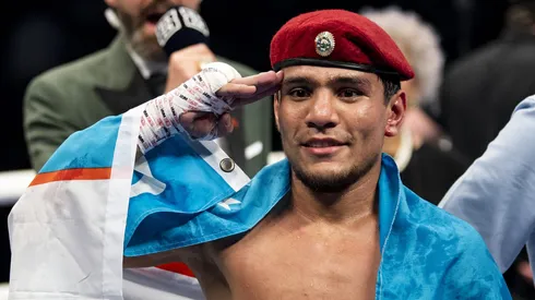 Akhmadaliev apuesta todo a un triunfo suyo ante Inoue (Photo by Billie Weiss/Getty Images)