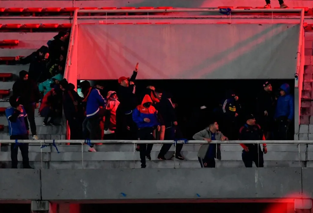 La U espera por fallo tras incidentes con Independiente. | Foto: Photosport