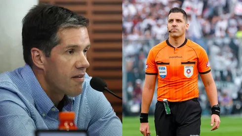 El presidente de Azul Azul se fue en picada contra el árbitro chileno.